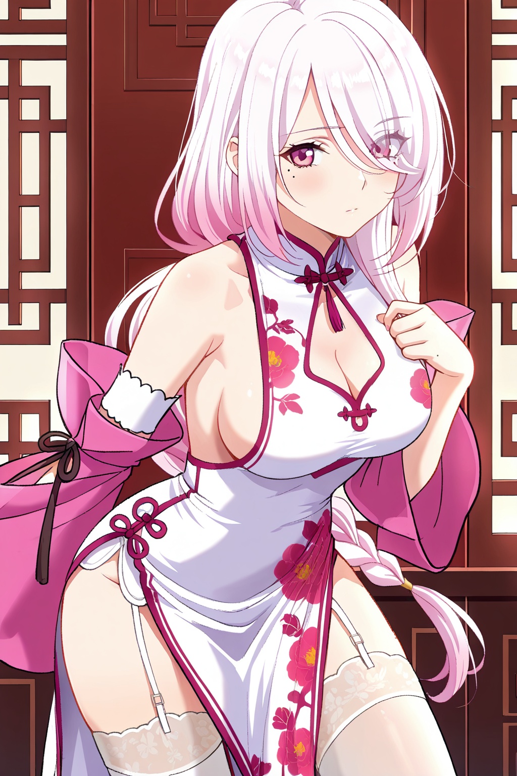 Random scene,  Random scene,  Thigh exposed on Tensor.Art