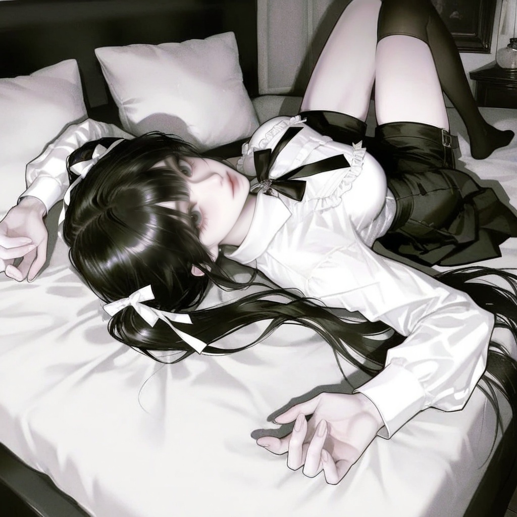 1girl,  solo,  long hair on Tensor.Art