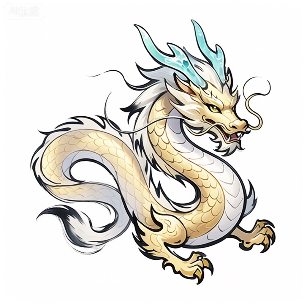 GFTB,
这是国风水墨风格的游戏神龙图标。神龙身形修长,蜿蜒盘旋,周身散发着金色的光芒。它的鳞片用淡墨和金色晕染,层次分明,仿佛每一片都蕴含着无尽的力量。龙角呈淡蓝色,晶莹剔透,犹如水晶雕琢而成。龙须细长飘逸,在风中轻轻舞动。龙的眼睛炯炯有神,闪烁着智慧的光芒。它的爪子锋利无比,呈金色,仿佛能撕裂一切。图标整体以水墨的浓淡变化来表现神龙的立体感和动态感,线条简洁却富有韵味,背景为白色,让神龙的形象更加突出,尽显威严与霸气。



