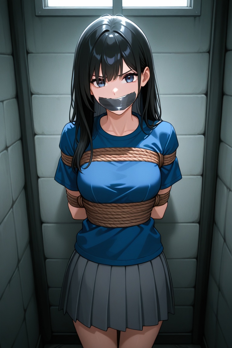 1girl,  solo,  bondage on Tensor.Art