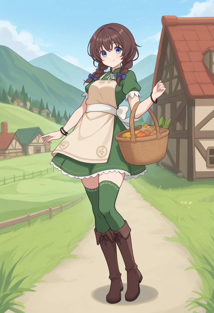 1girl,  solo,  riccaftohkilus on Tensor.Art