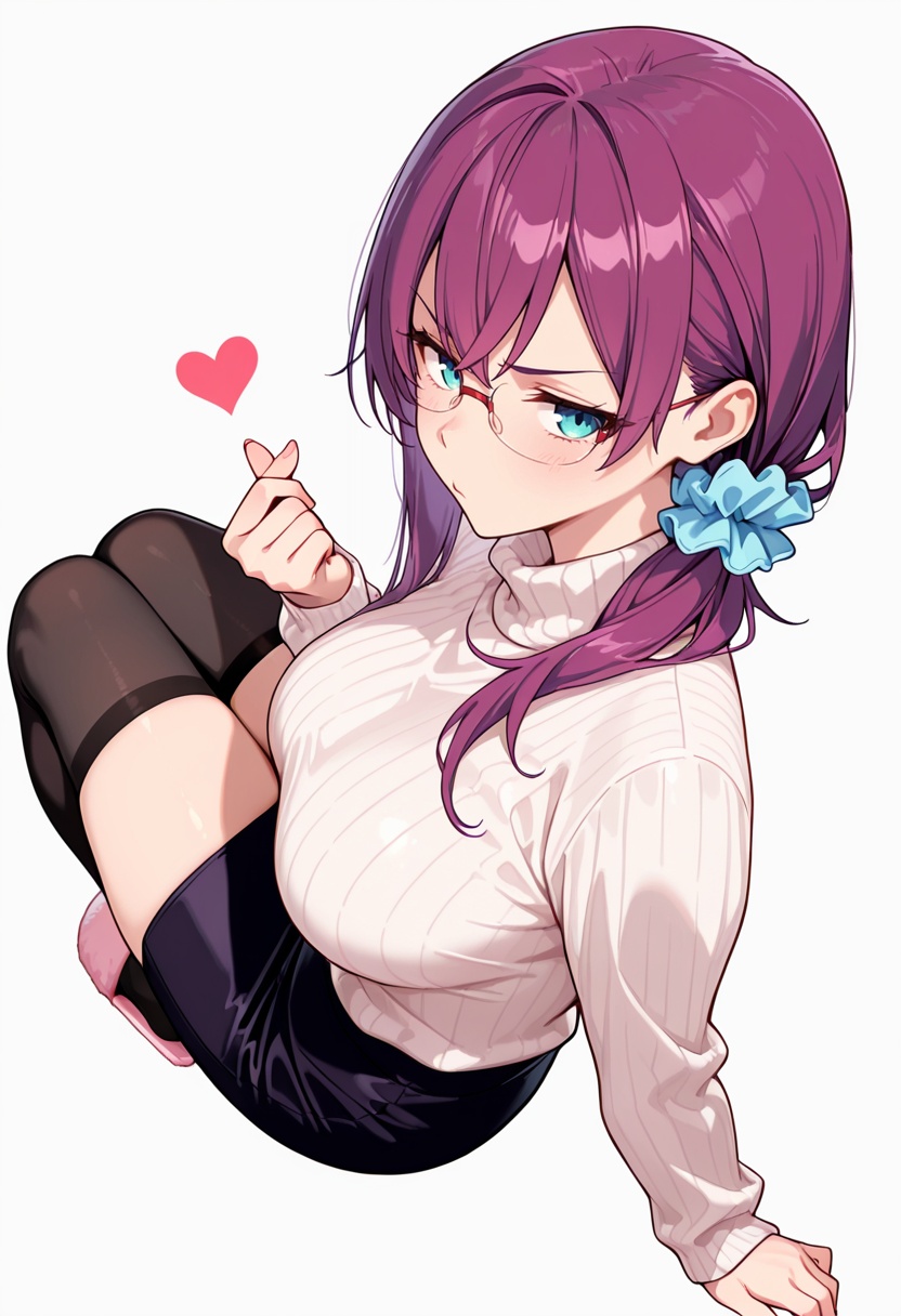 masterpiece,  high quality details,  finger heart on Tensor.Art
