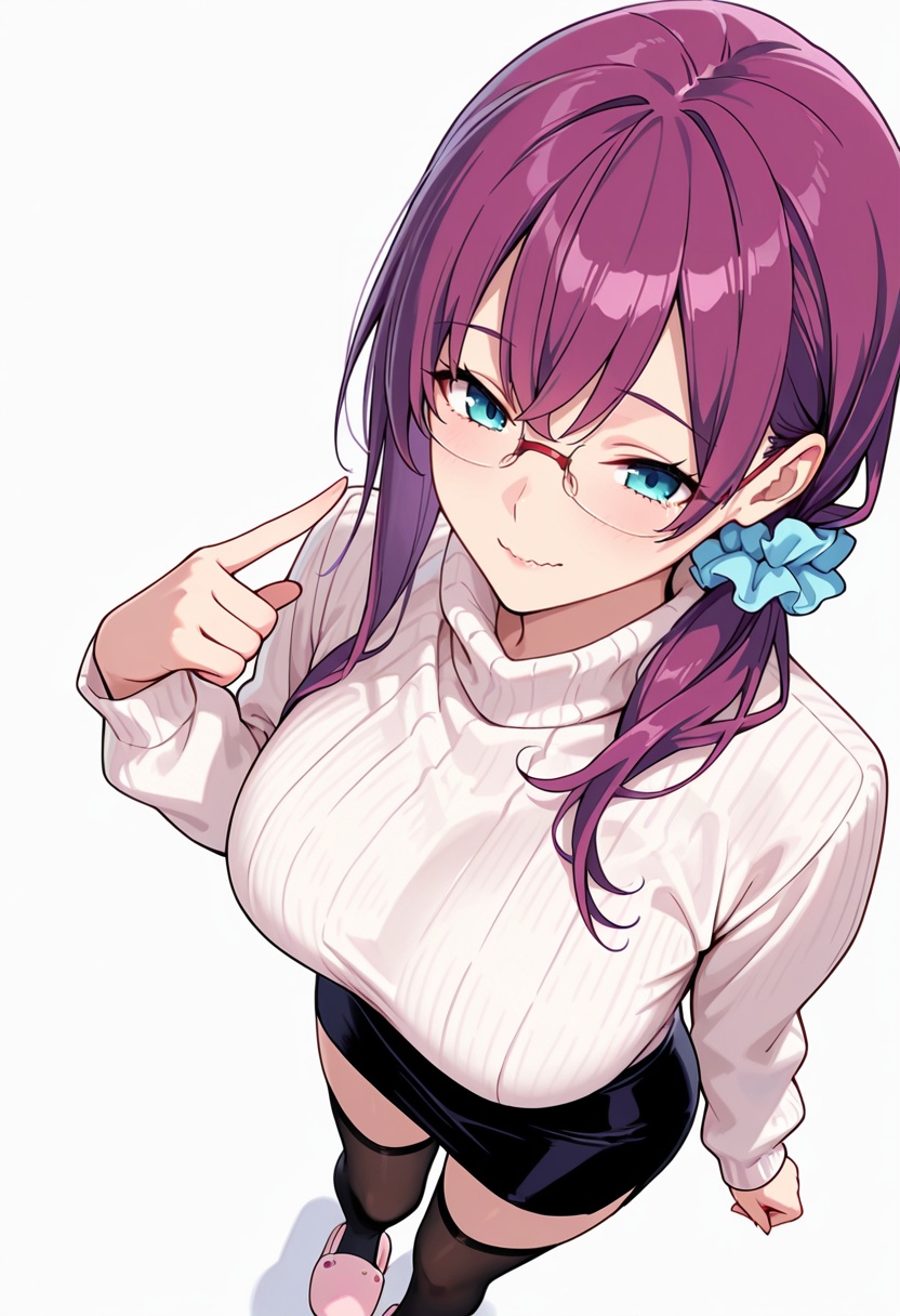 masterpiece,  high quality details,  pointing at self on Tensor.Art
