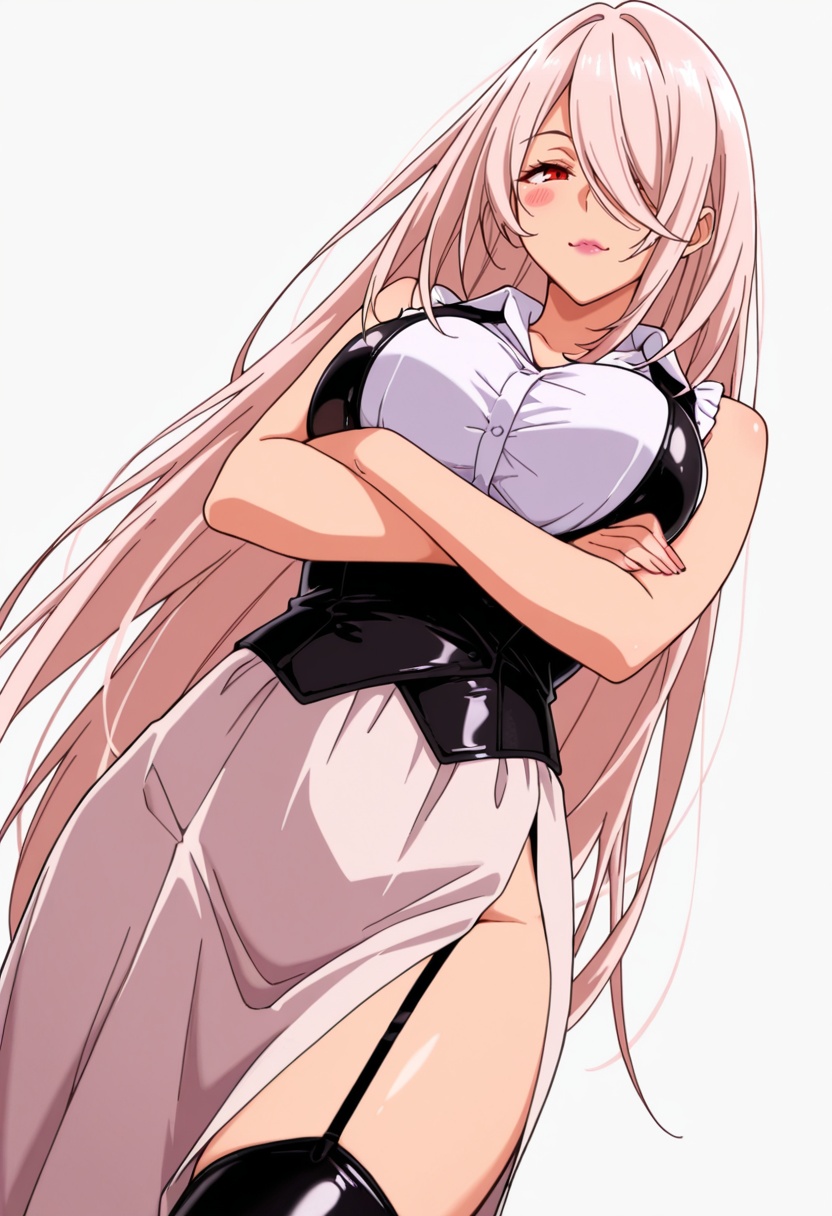 masterpiece,  high quality details,  crossed arms on Tensor.Art