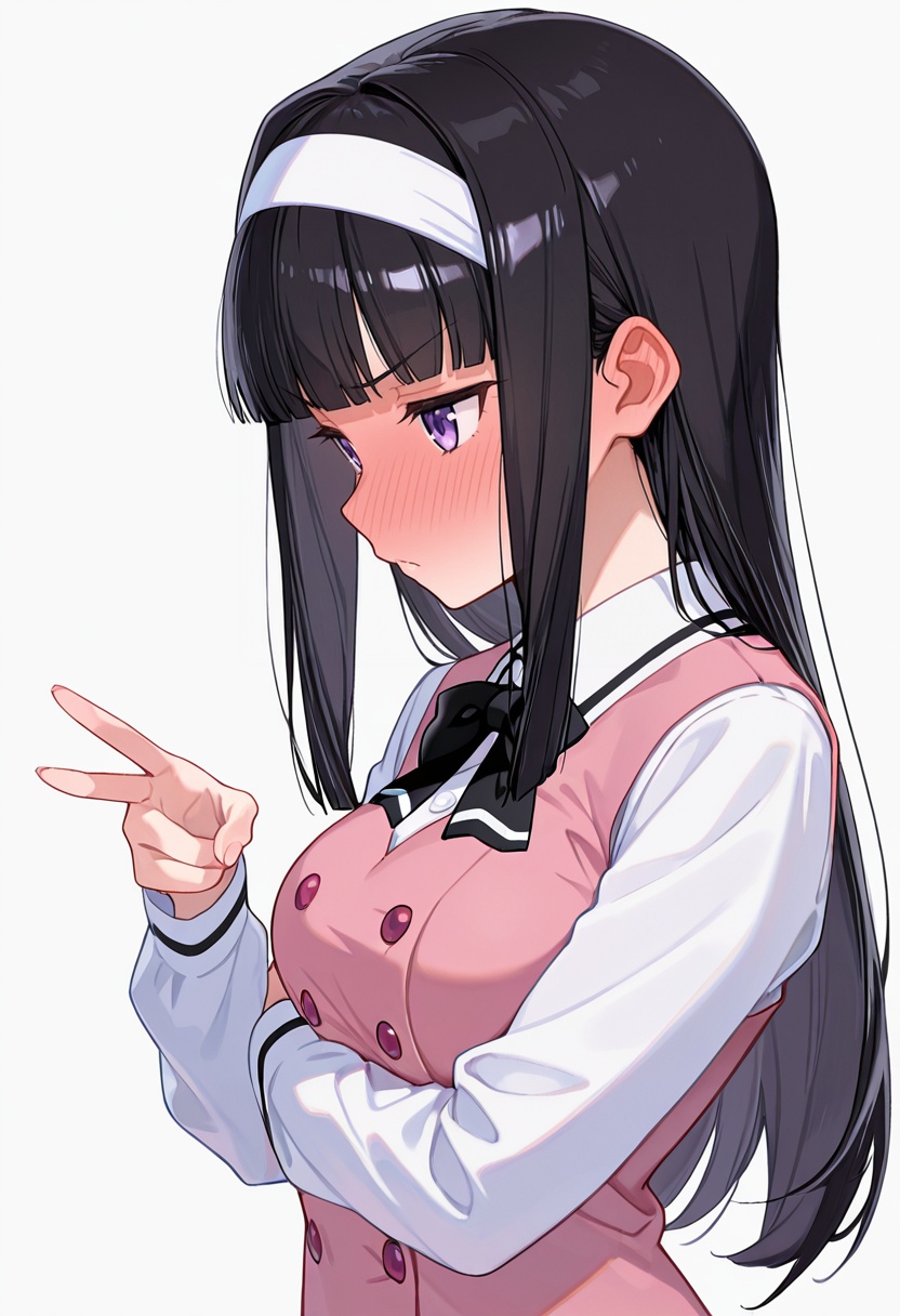 midori_cnr,  1girl,  black hair on Tensor.Art