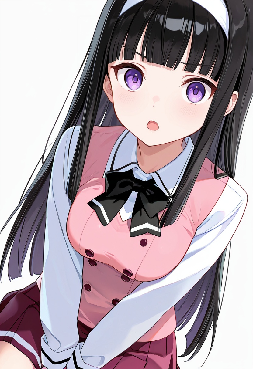midori_cnr,  1girl,  black hair on Tensor.Art