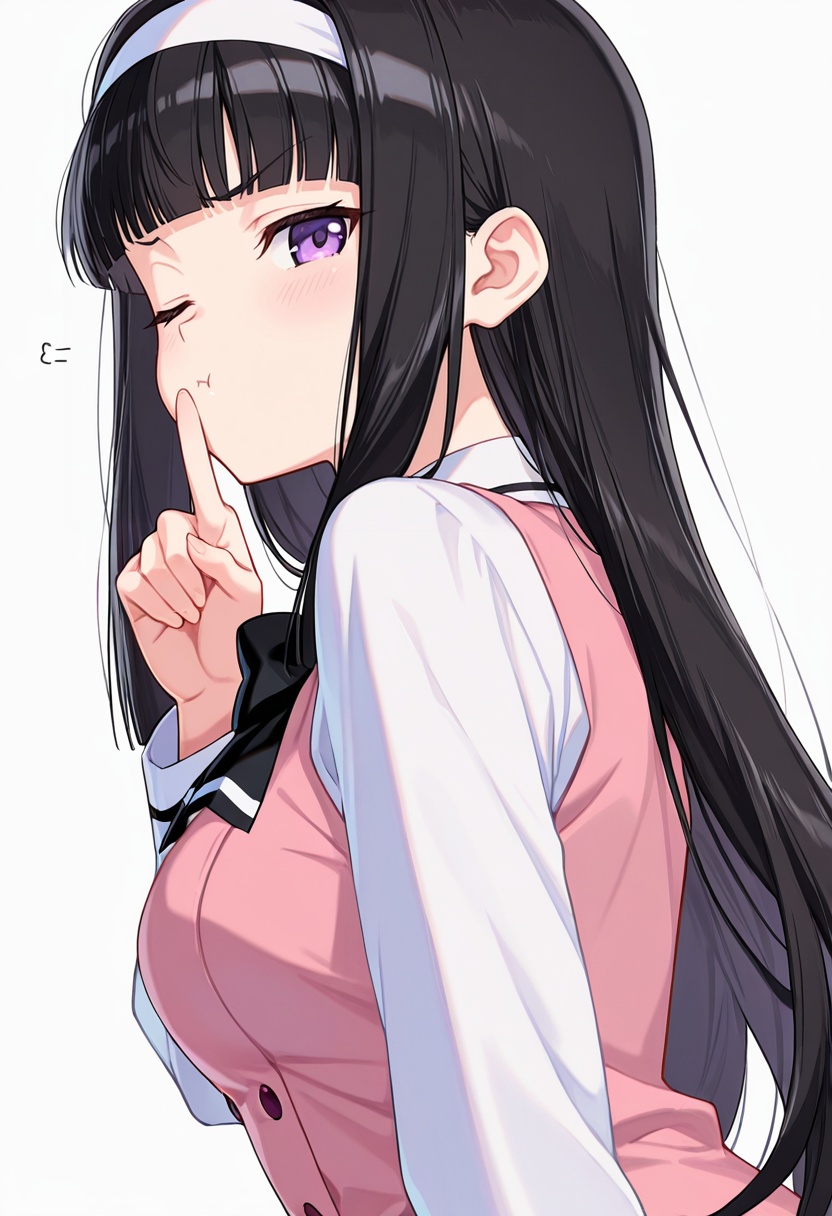 midori_cnr,  1girl,  black hair on Tensor.Art