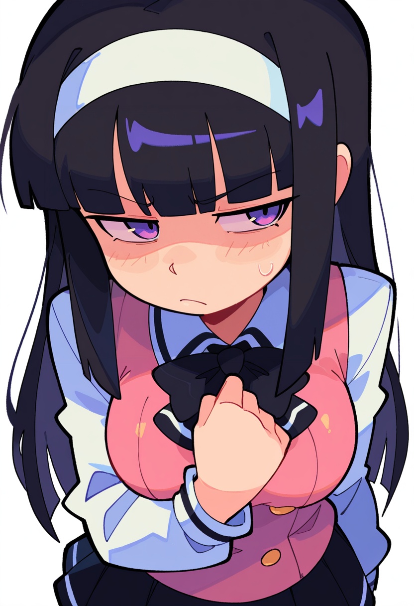 midori_cnr,  1girl,  black hair on Tensor.Art