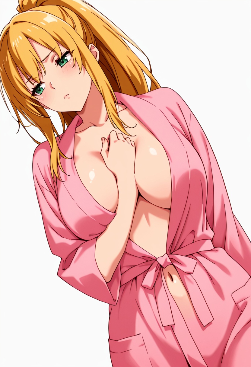 masterpiece,  high quality details,  arm between breasts on Tensor.Art
