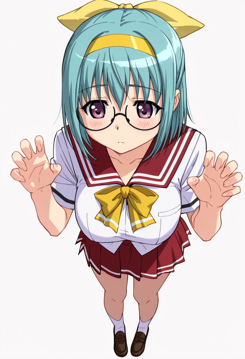 suzuran_cnr,  1girl,  glasses on Tensor.Art