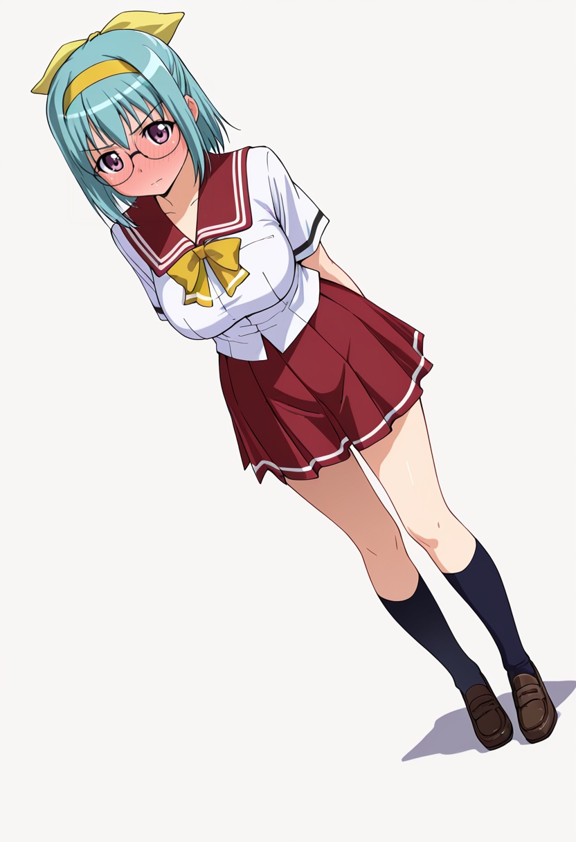 suzuran_cnr,  1girl,  glasses on Tensor.Art