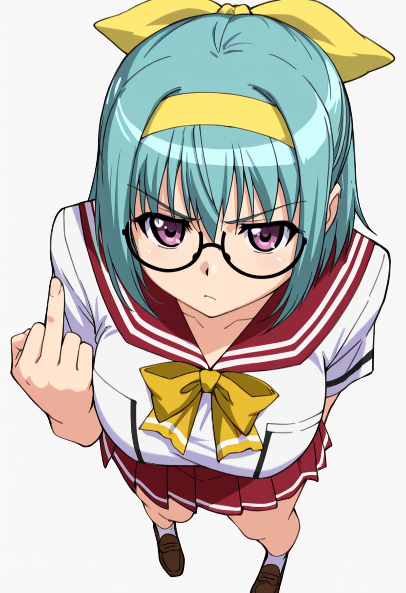 suzuran_cnr,  1girl,  glasses on Tensor.Art