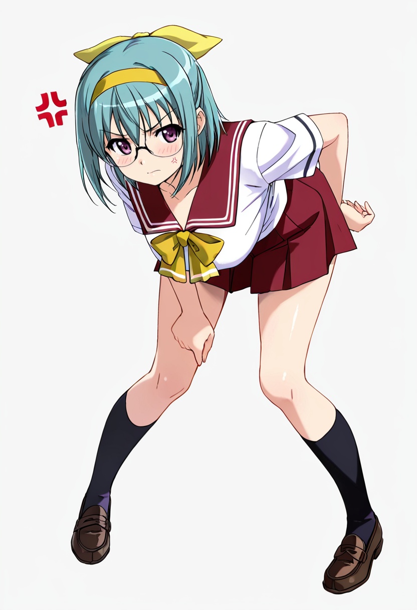suzuran_cnr,  1girl,  glasses on Tensor.Art