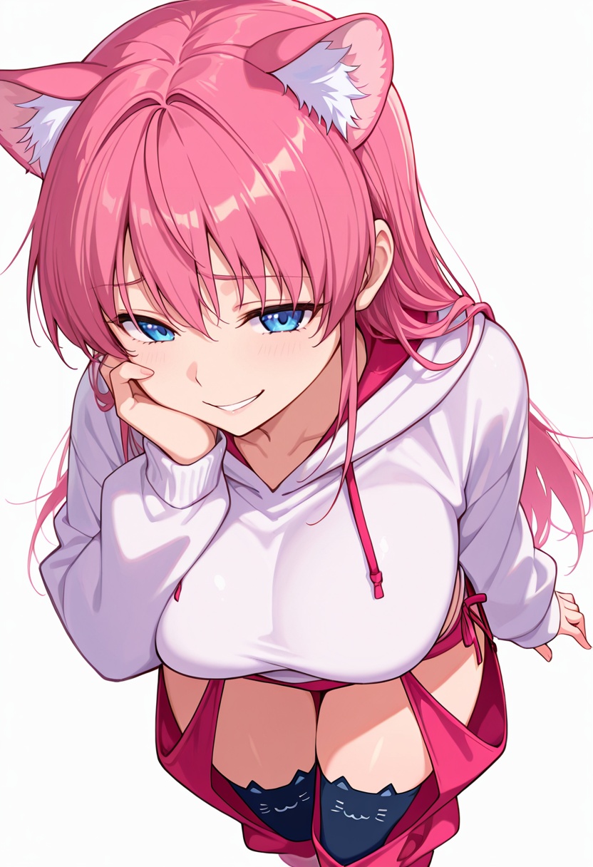akina_cnr,  1girl,  pink hair on Tensor.Art