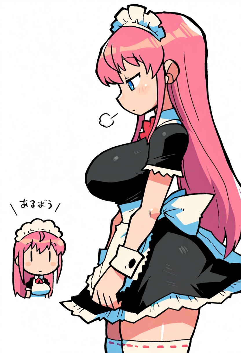 akina_cnr,  1girl,  pink hair on Tensor.Art