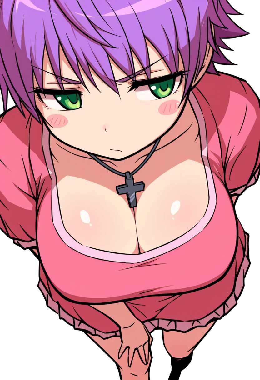 natsumi_cnr,  1girl,  purple hair on Tensor.Art