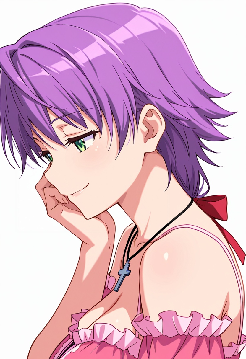 natsumi_cnr,  1girl,  purple hair on Tensor.Art
