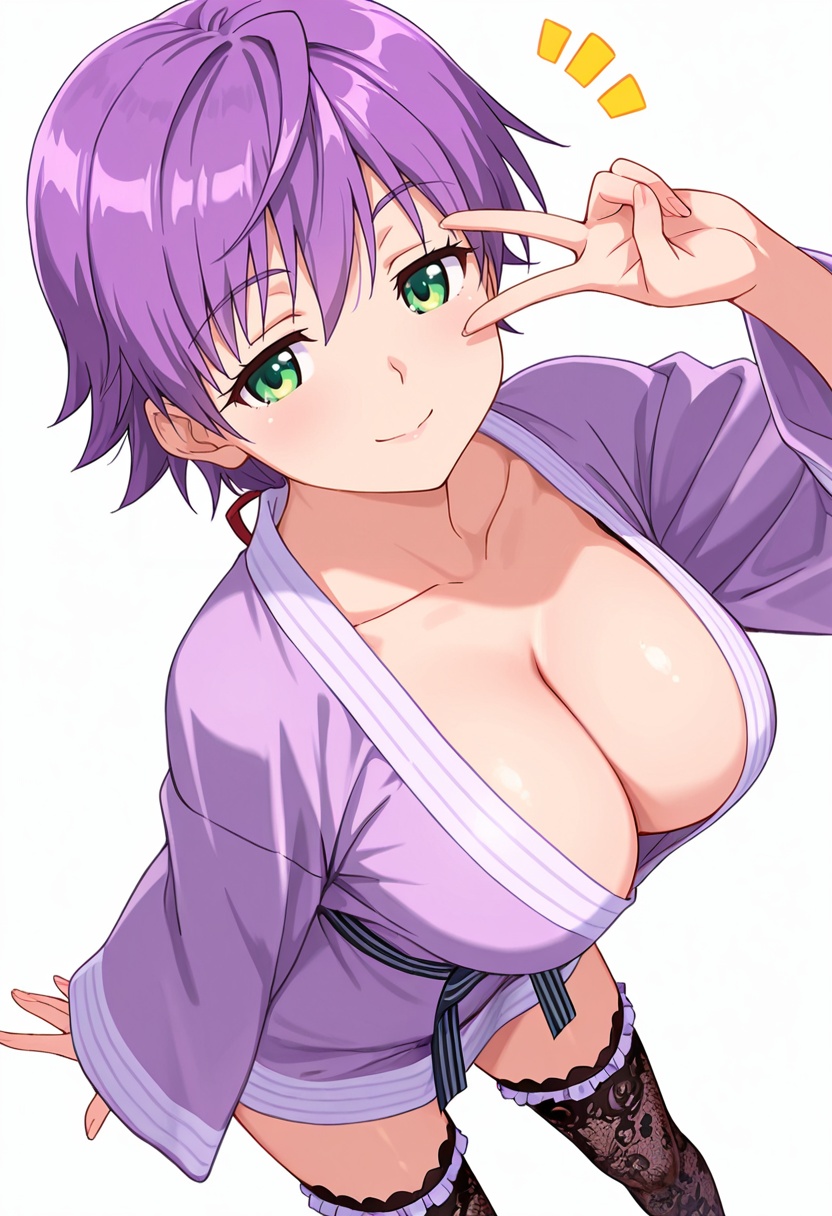 natsumi_cnr,  1girl,  purple hair on Tensor.Art