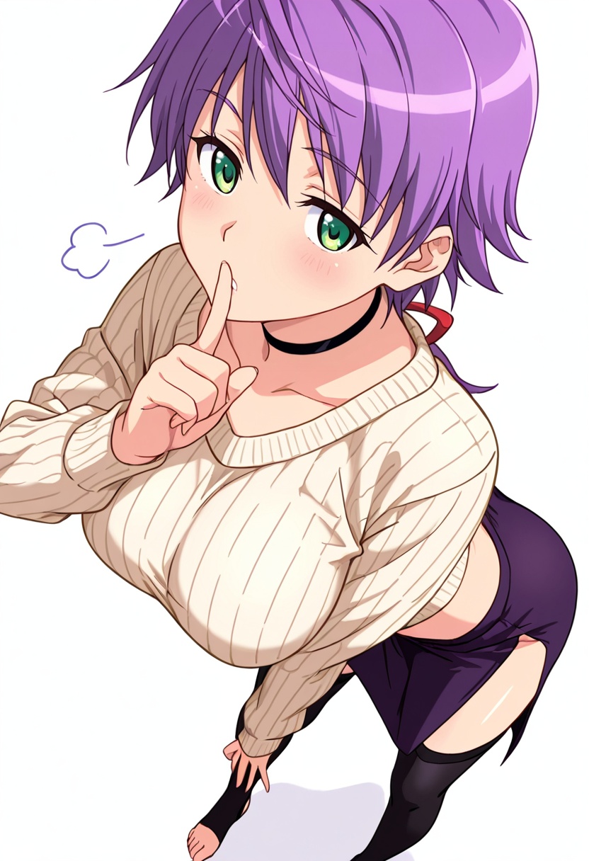 natsumi_cnr,  1girl,  purple hair on Tensor.Art