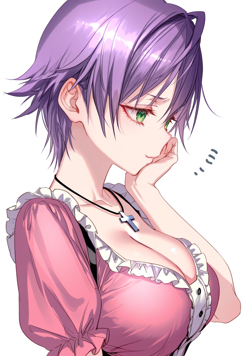 natsumi_cnr,  1girl,  purple hair on Tensor.Art