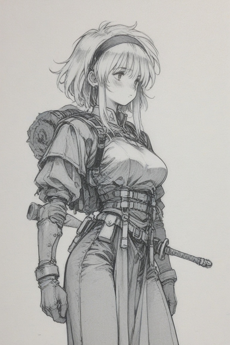 1girl,  hataike on Tensor.Art