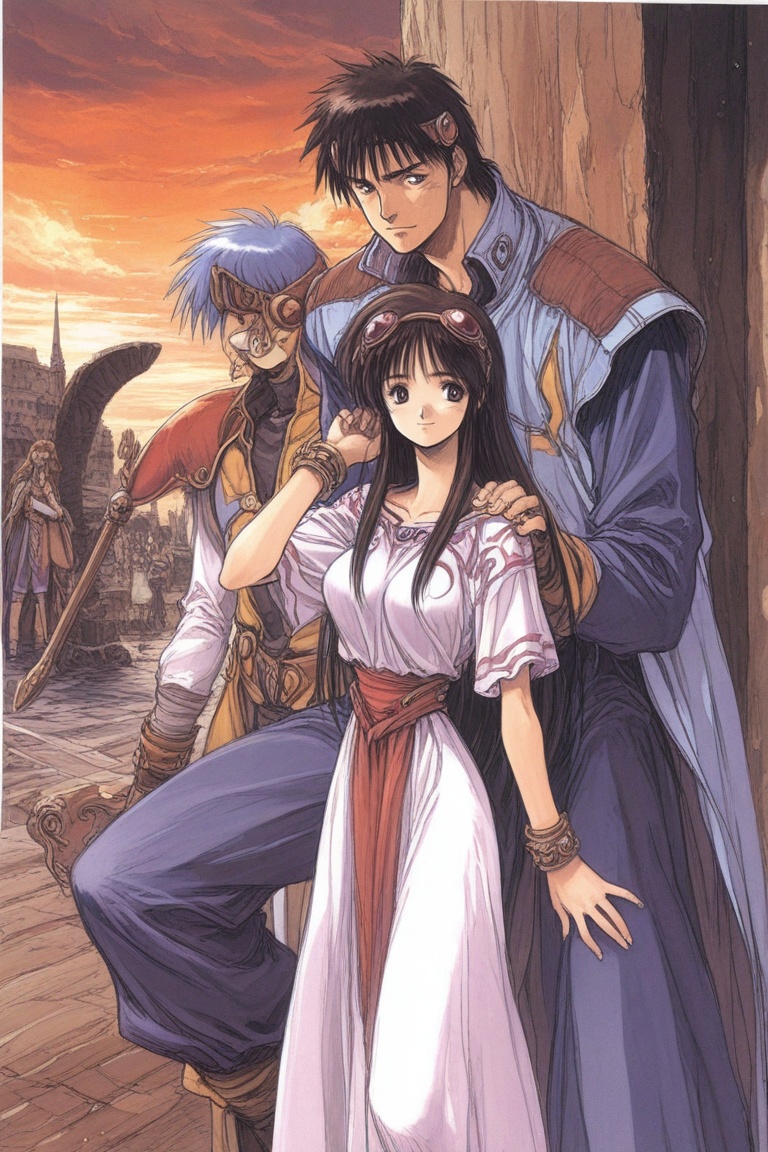 1girl,  1boy,  hataike on Tensor.Art