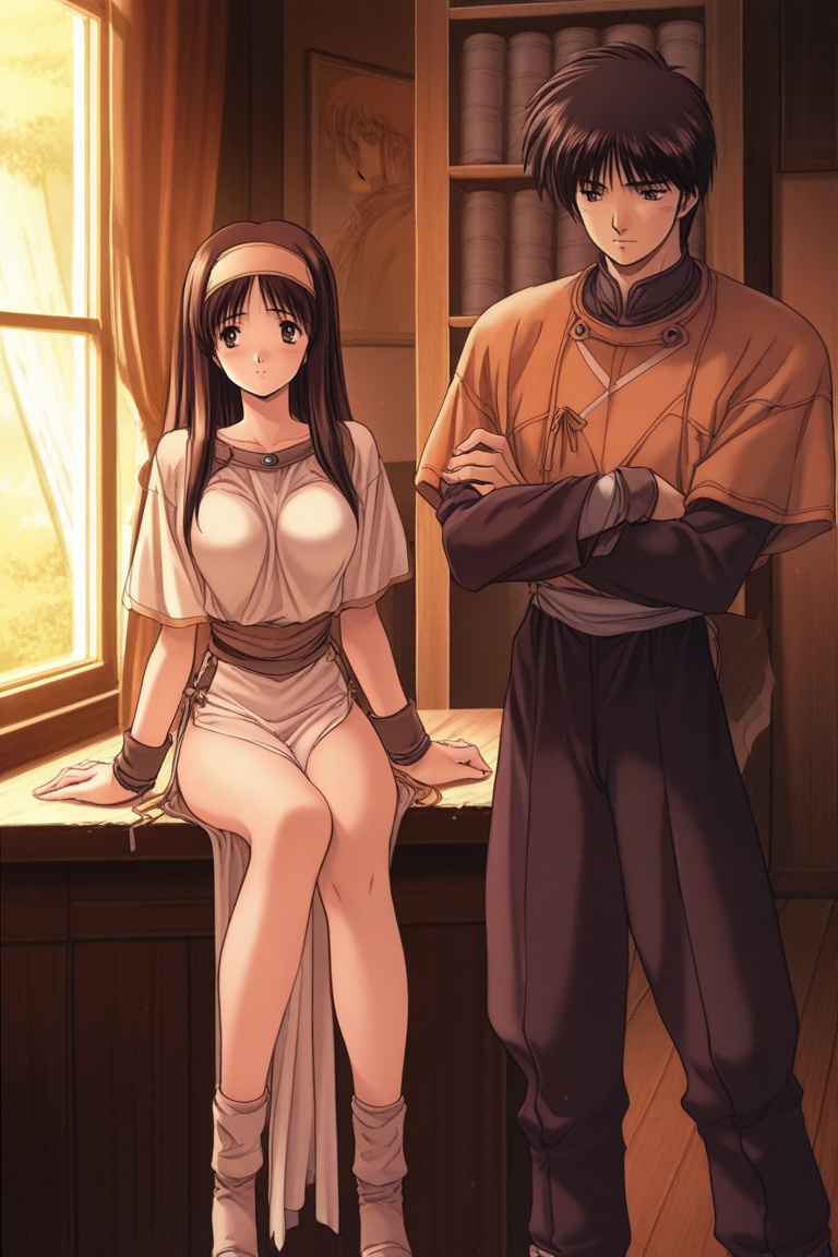 1girl,  1boy,  hataike on Tensor.Art