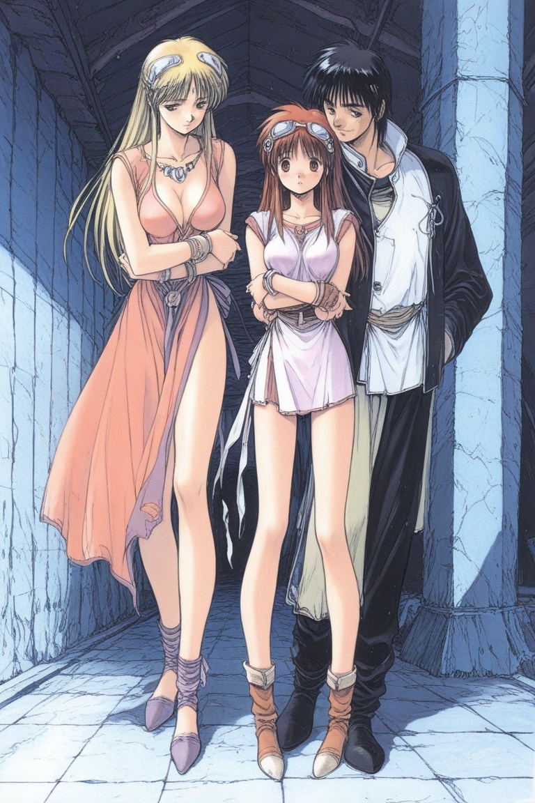 1girl,  1boy,  hataike on Tensor.Art