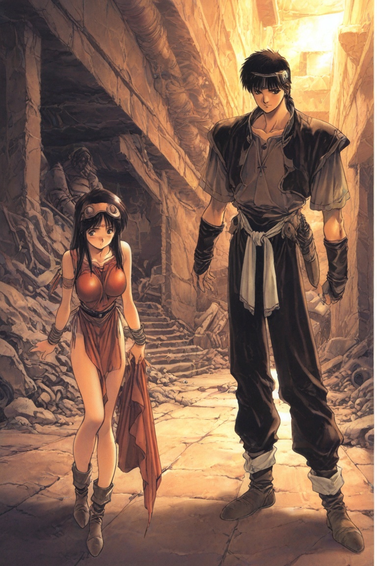 1girl,  1boy,  hataike on Tensor.Art