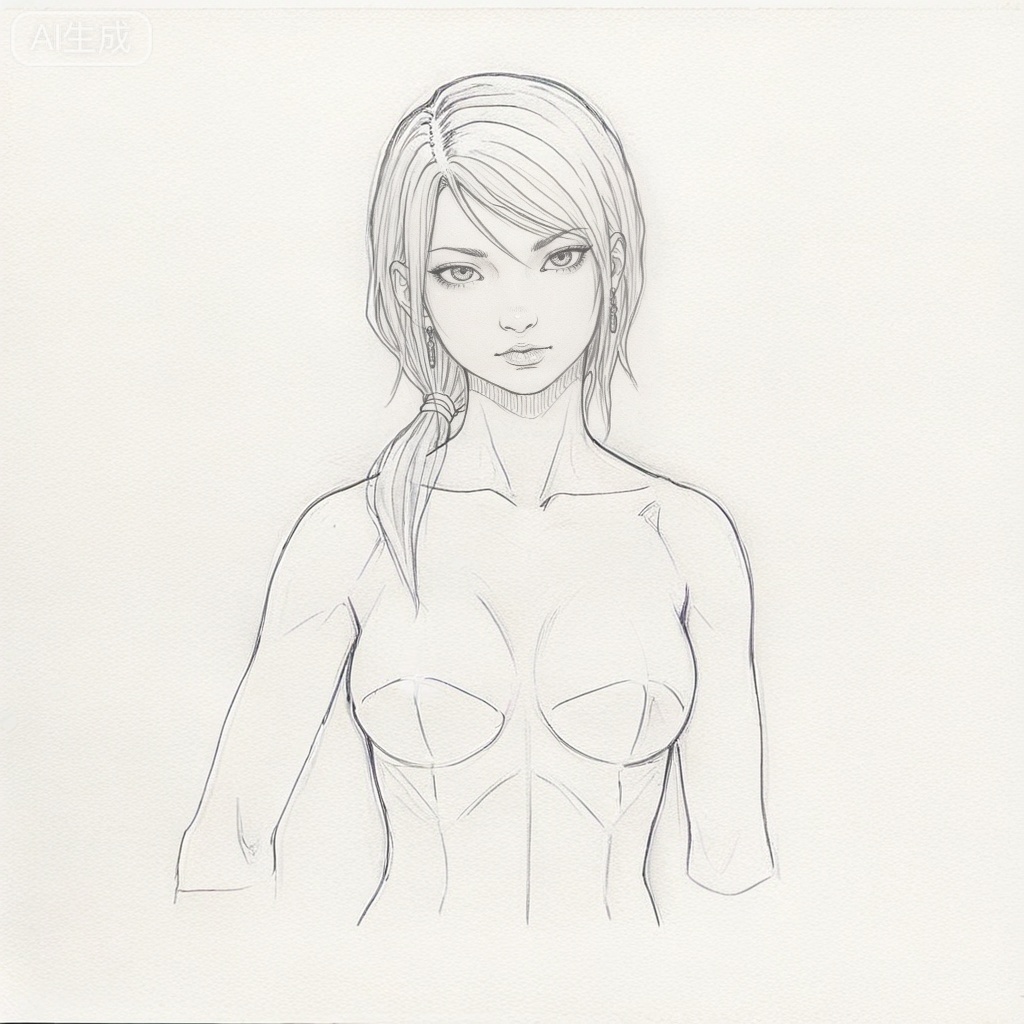 masterpiece, best quality,solo,white background,simple_background,artist:houcuogu,houcuogu_style,monochrome,traditional media,sketch
