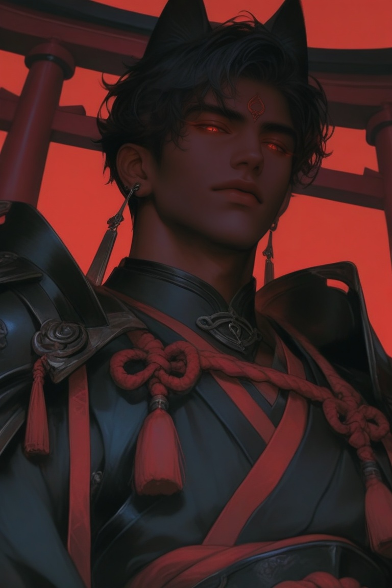 solo,  looking at viewer,  short hair on Tensor.Art