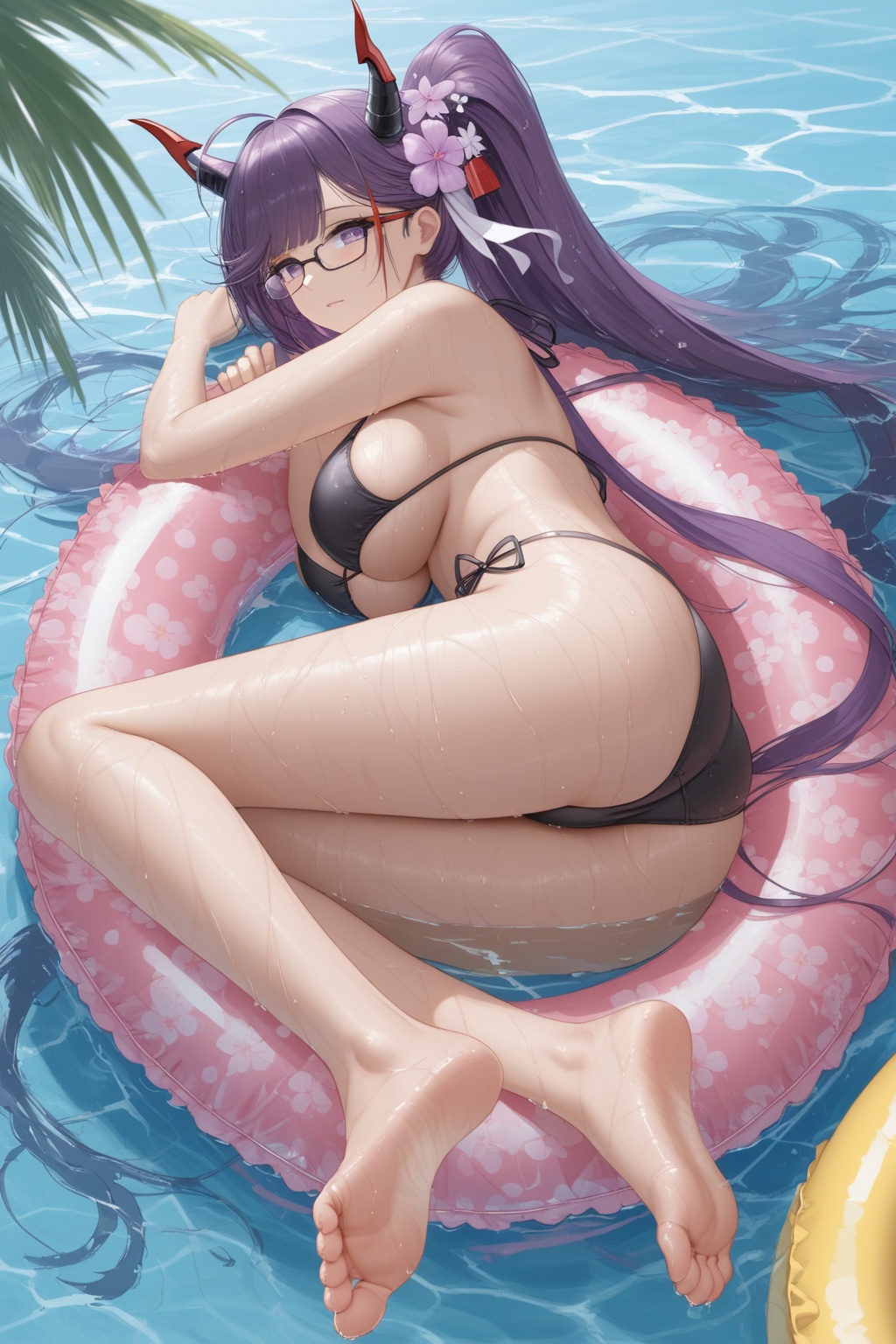 1girl,  manjuu \(azur lane\),  feet on Tensor.Art