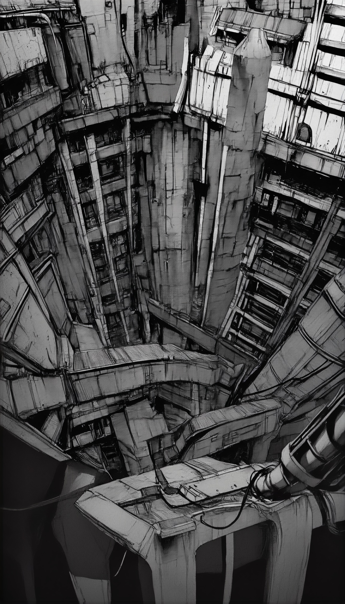 n1h31,  This image appears to be a digitally rendered artwork,  likely from a comic book or graphic novel on Tensor.Art