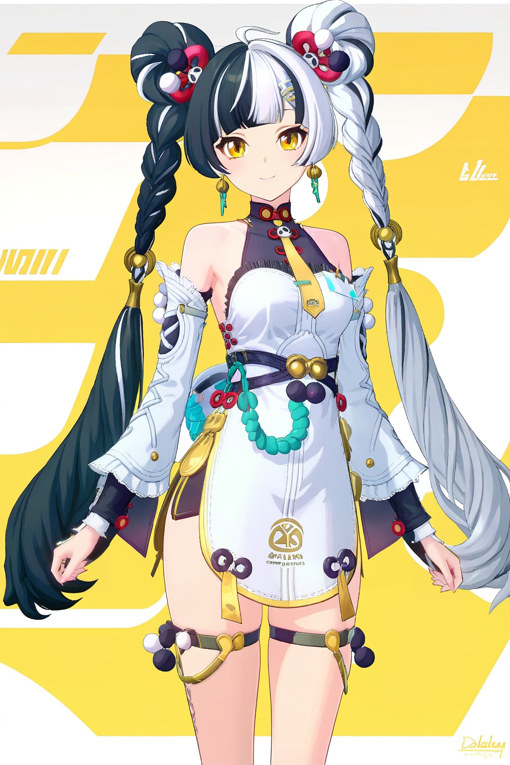 Dialyn/(zenless zone zero/),  1girl,  black hair on Tensor.Art