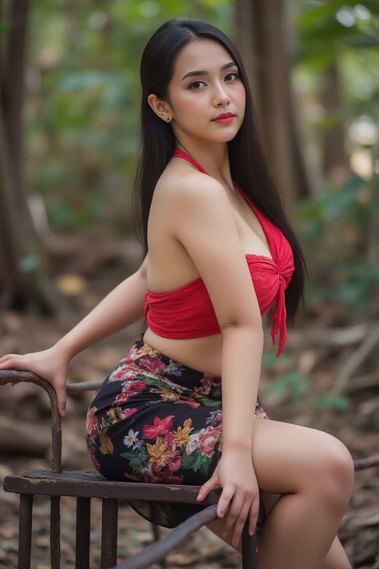 a seductive young indonesian woman. on Tensor.Art