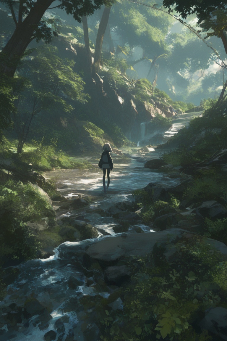 1girl,  scenery,  outdoors on Tensor.Art