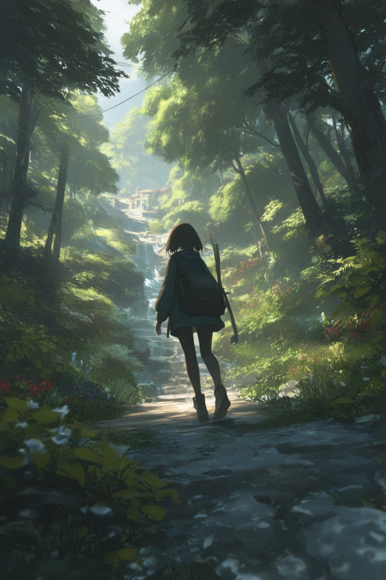 1girl,  scenery,  outdoors on Tensor.Art