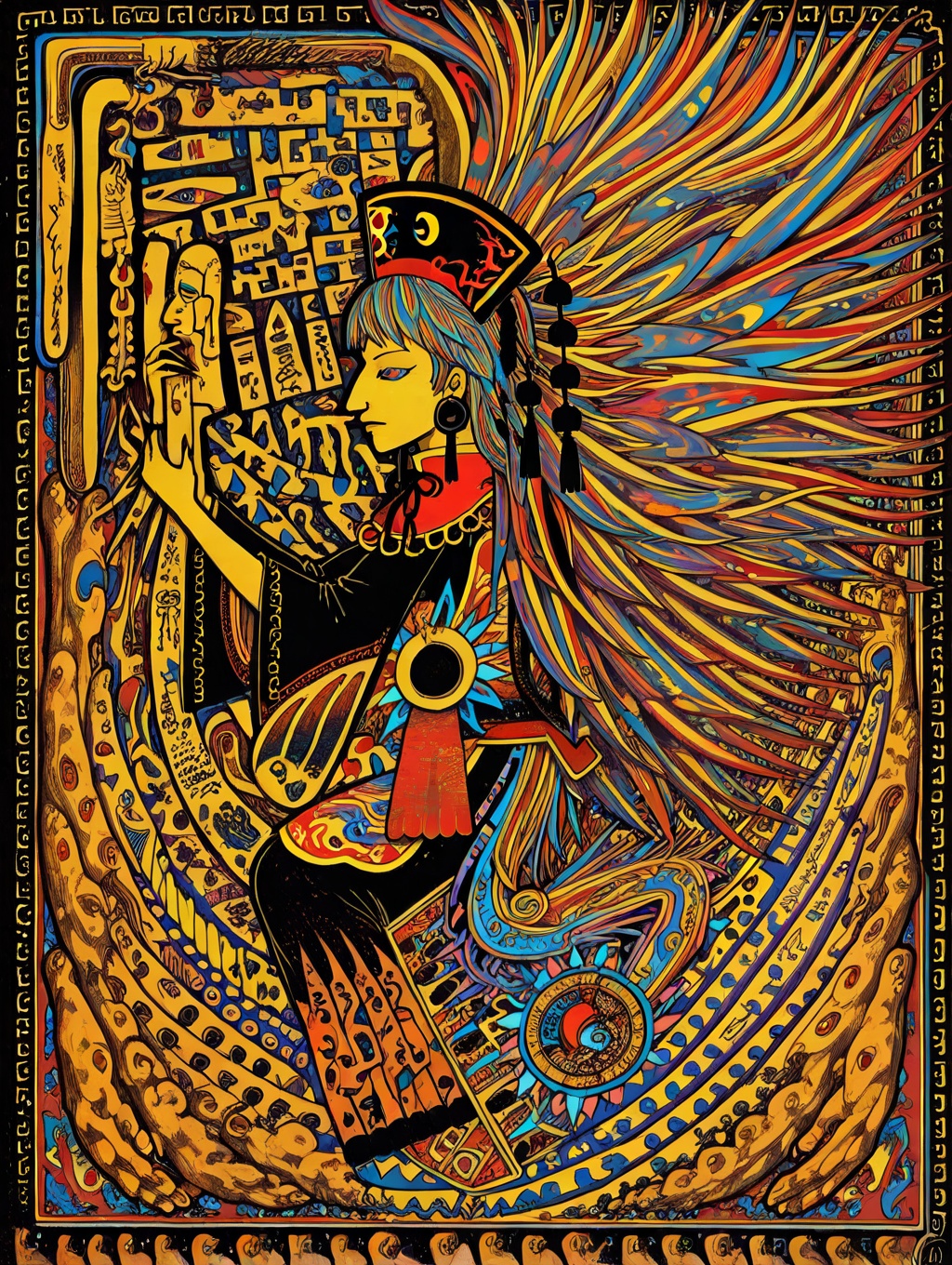 masterpiece,  best quality,  hieroglyphics on Tensor.Art