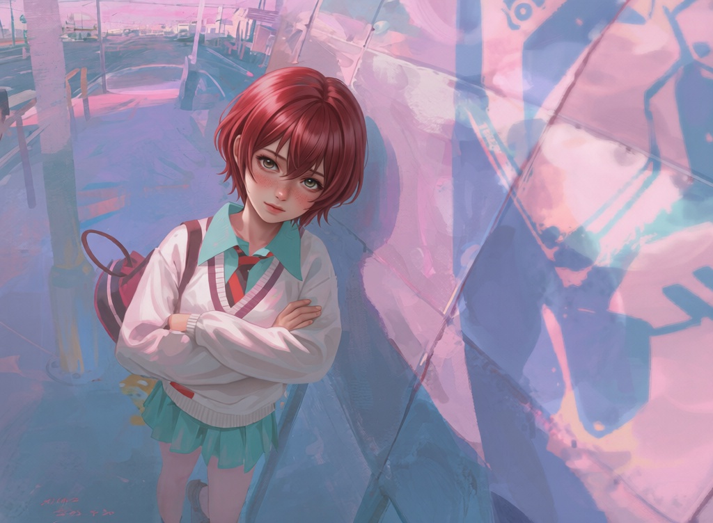 make the anime girl real on Tensor.Art