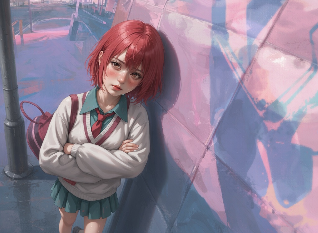 make the anime girl real,  realistic on Tensor.Art