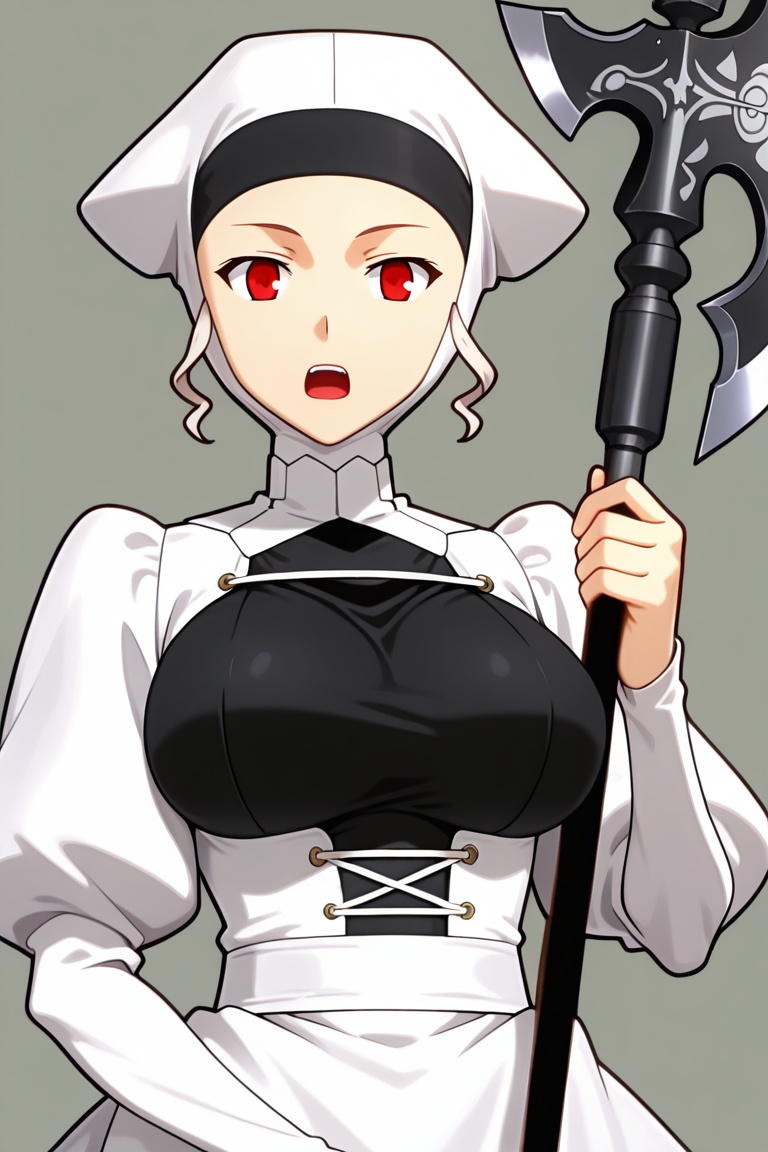lis,  red eyes,  curled sidelocks on Tensor.Art