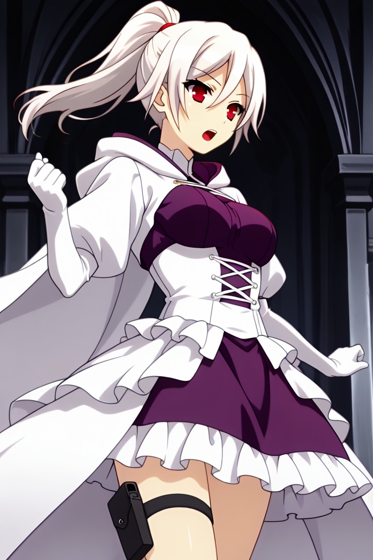 sellafk,  long hair,  white hair on Tensor.Art