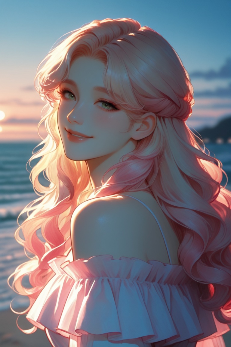 semi-realistic glossy manhwa style,  flat illustration,  cinematic lighting on Tensor.Art