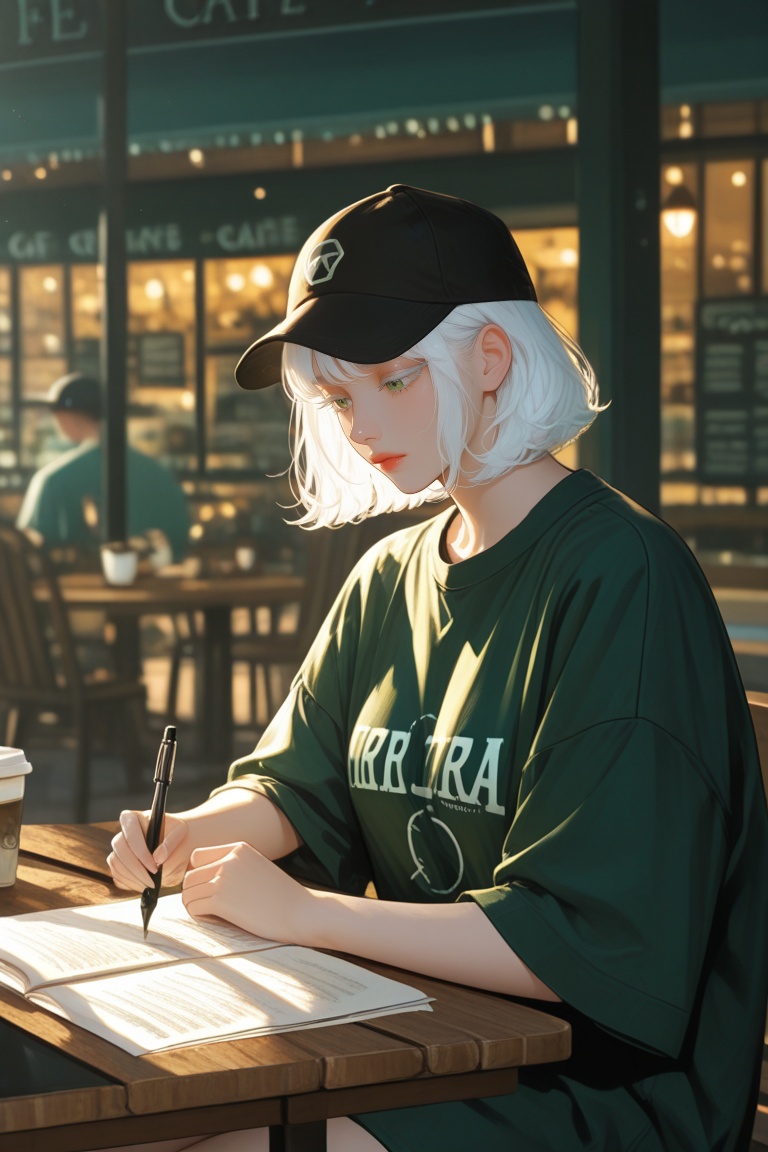 semi-realistic glossy manhwa style,  flat illustration,  cinematic lighting on Tensor.Art