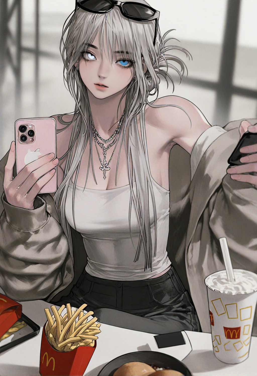 1girl,  solo,  long hair on Tensor.Art