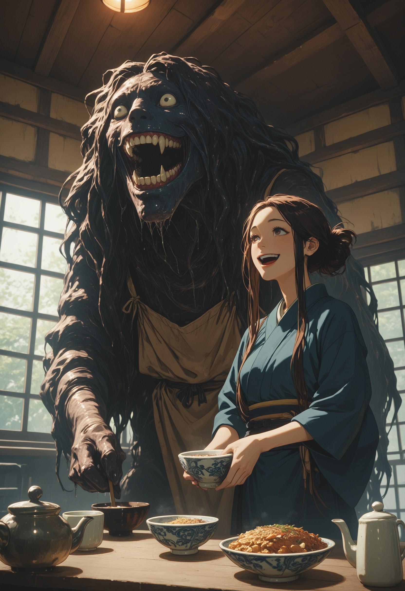 mcht2,  japanese clothes,  holding on Tensor.Art