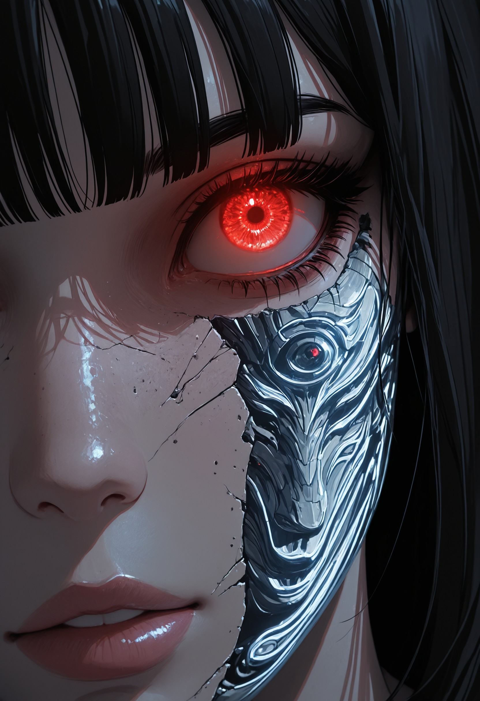 mcht2,  1girl,  close-up on Tensor.Art