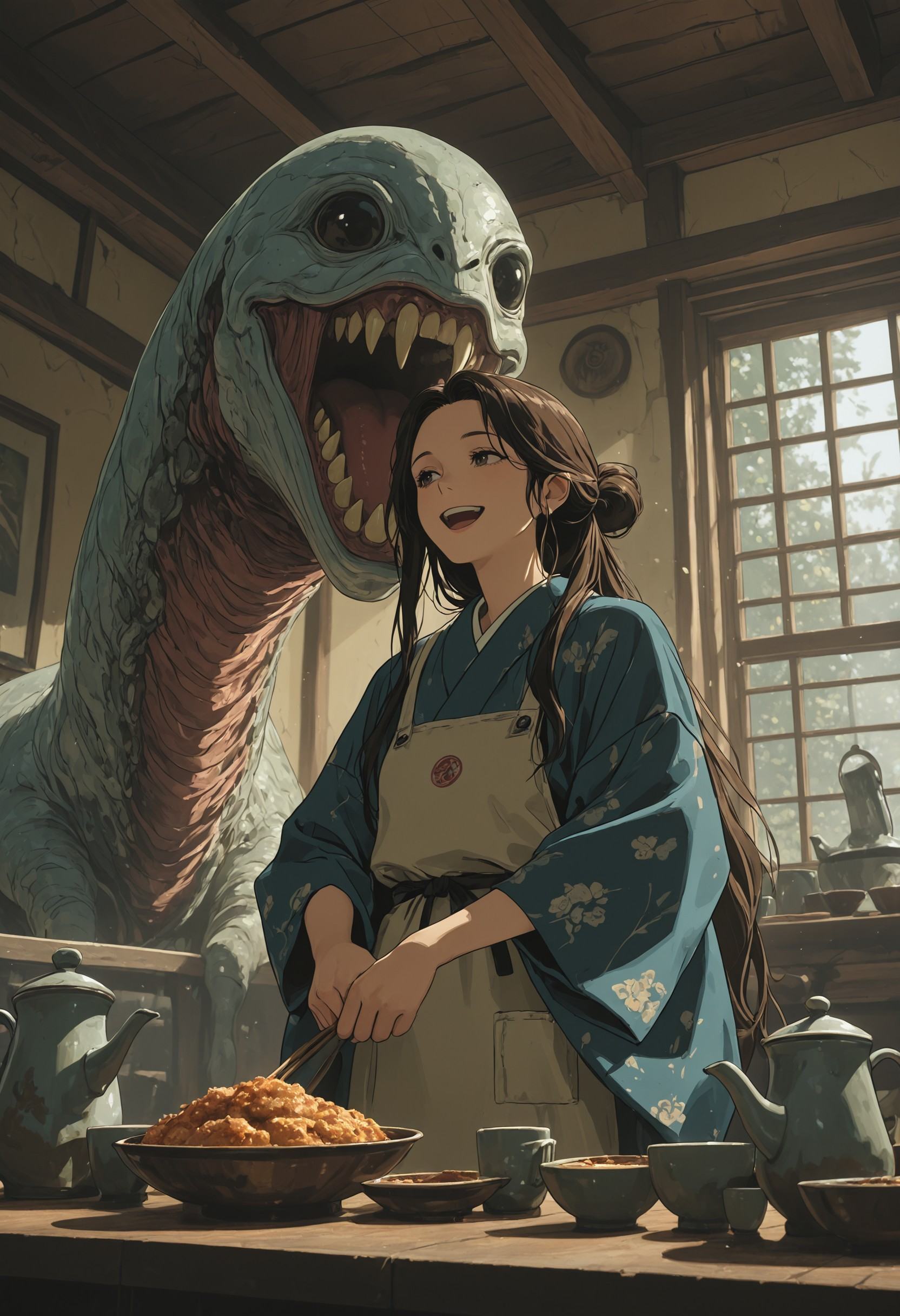 mcht2,  japanese clothes,  holding on Tensor.Art