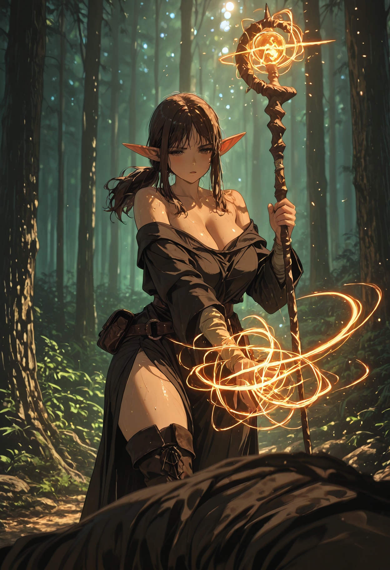 mcht2,  1girl,  elf on Tensor.Art