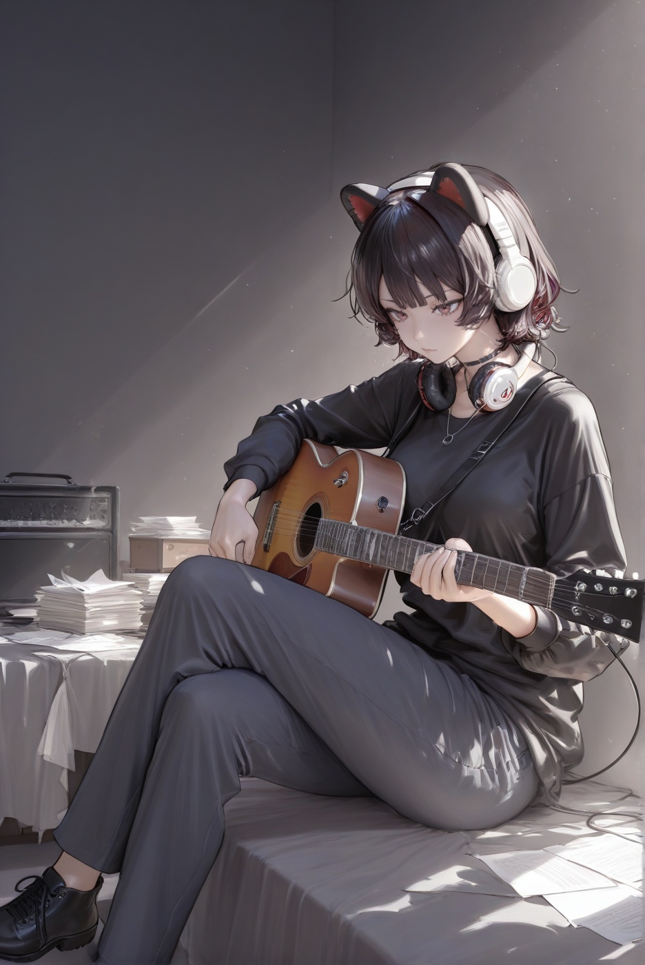Detailed Anime,  light particles,  stunning image on Tensor.Art